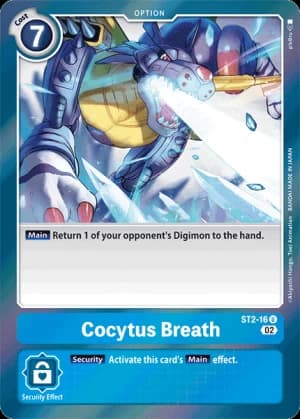 Cocytus Breath — Starter Deck 02: Cocytus Blue Digimon Card Game card by pK@ru