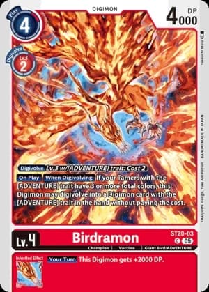 Birdramon — Classic Collection Digimon Card Game card by Akiyoshi Hongo, Toei Animation