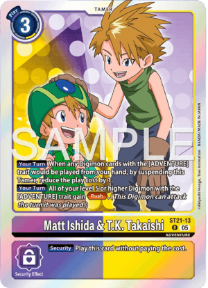 Matt Ishida & T.K. Takaishi — Advanced Booster Digimon Generation