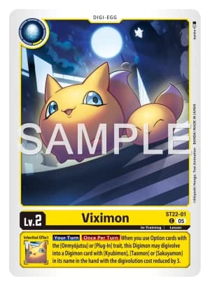 Viximon — Starter Deck 22: Amethyst Mandala Advanced Deck Set Digimon Card Game card by banira