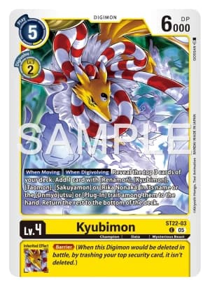 Kyubimon — Battle of Omni Digimon Card Game card by Tonamikanji