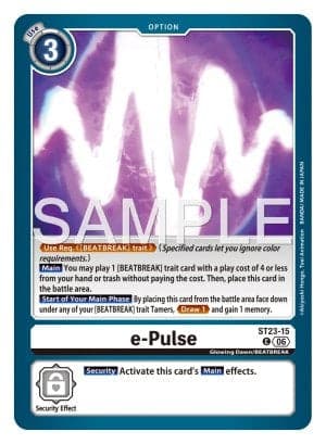 e-Pulse — Starter Deck 23: Beatbreak