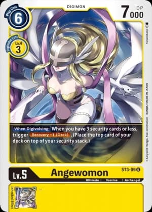 Angewomon — Classic Collection Digimon Card Game card by Akiyoshi Honga, Toei Animation