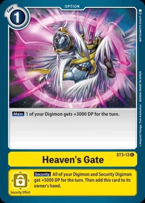 Heaven's Gate — Starter Deck 03: Heaven's Yellow Digimon Card Game card by MATSUMOTO EIGHT