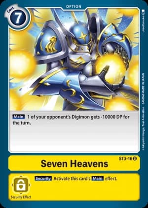 Seven Heavens — Starter Deck 03: Heaven's Yellow Digimon Card Game card by UnnoDaisuke