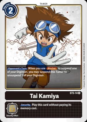 Tai Kamiya — Across Time Pre-Release Cards