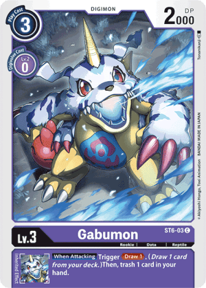 Gabumon — Alternative Being Booster Digimon Card Game card by Kenji Watanabe