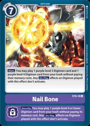 Nail Bone — Digimon Card Game card