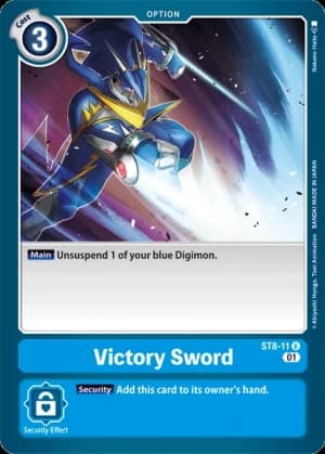 Victory Sword — Starter Deck 08: Ulforce Veedramon Digimon Card Game card by Nakano Haise