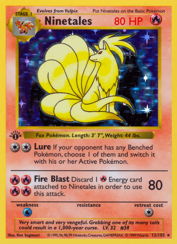Ninetales — Base Set (Shadowless)