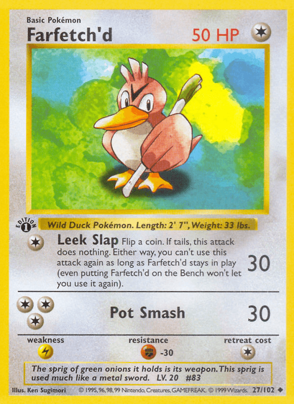 Farfetch'd — Base Set (Shadowless)
