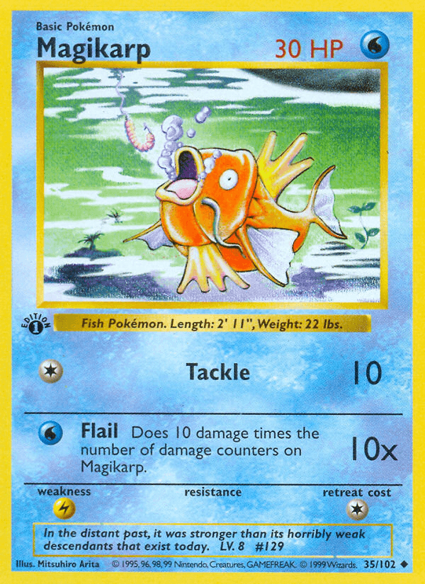 Magikarp — Base Set (Shadowless)