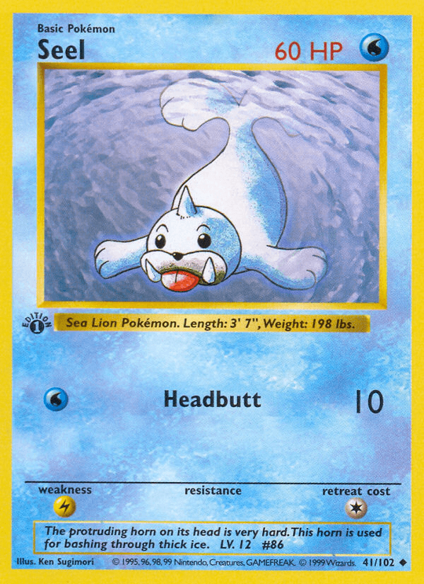 Seel — Base Set (Shadowless)