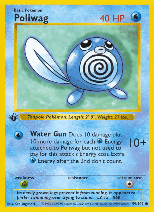 Poliwag — Base Set (Shadowless)