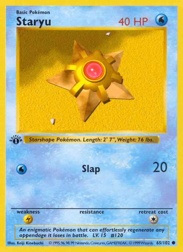 Staryu — Base Set (Shadowless)