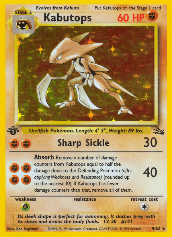 Kabutops (Delta Species) — Holon Phantoms Pokémon TCG card by Kagemaru Himeno