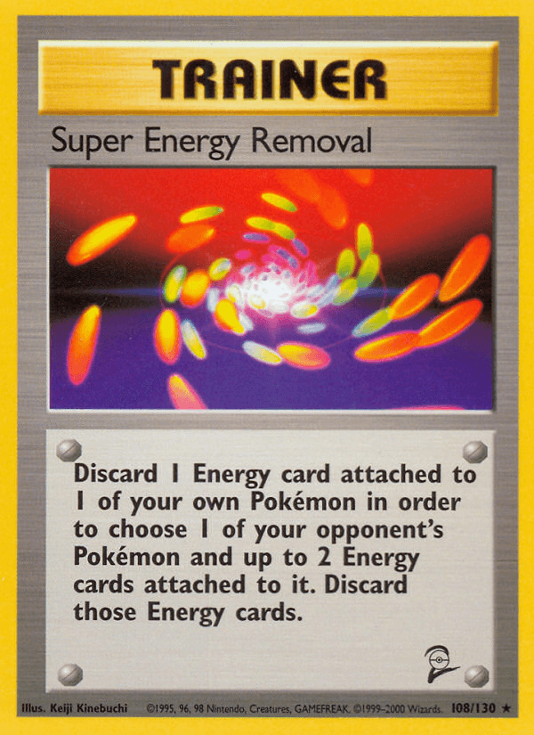 Super Energy Removal — Base Set 2 Pokémon TCG card by Keiji Kinebuchi