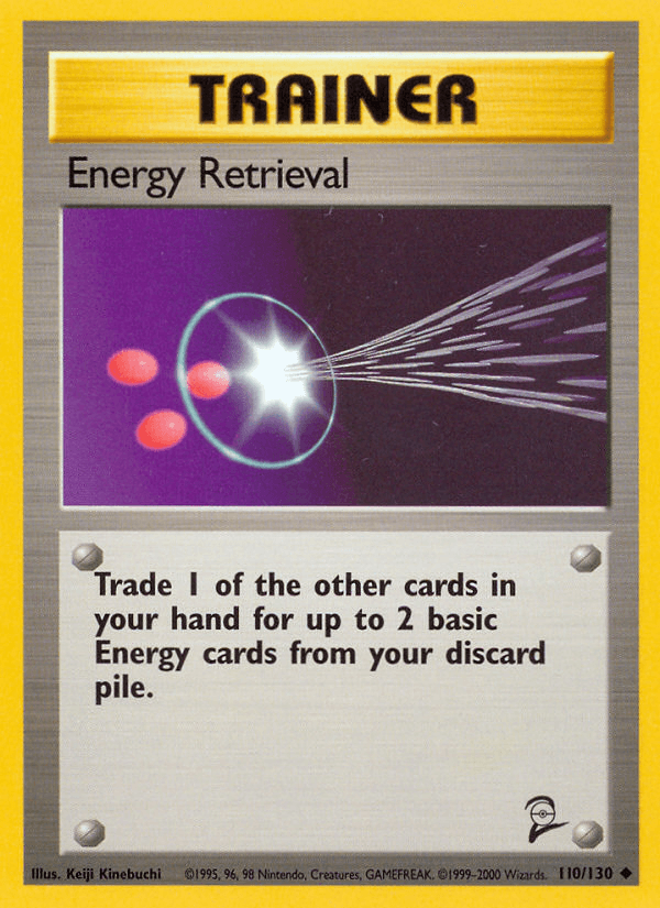 Energy Retrieval — Base Set 2 Pokémon TCG card by Keiji Kinebuchi