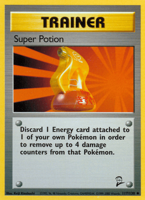 Super Potion — Base Set 2 Pokémon TCG card by Keiji Kinebuchi