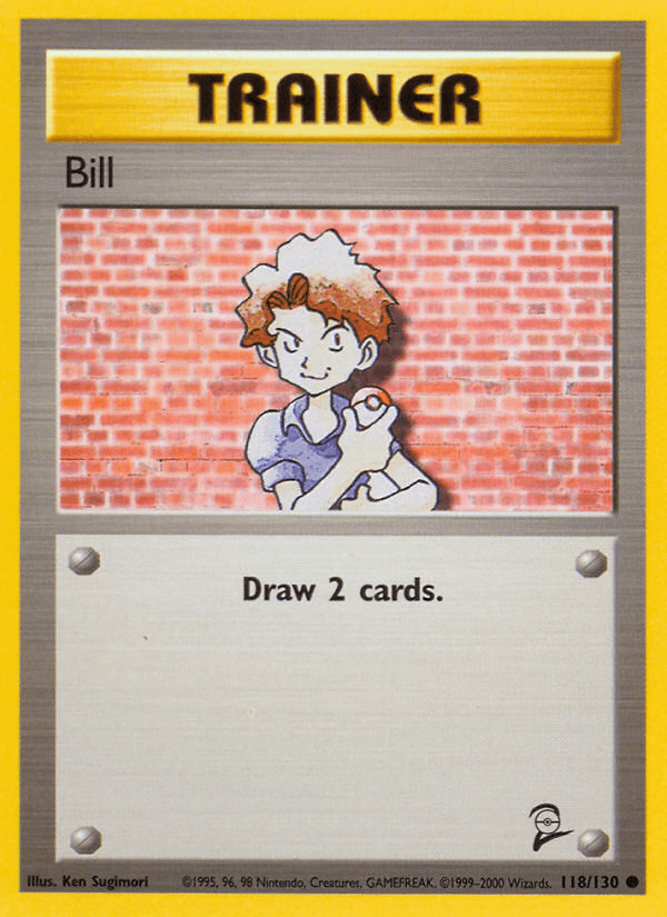 Bill — Base Set 2 Pokémon TCG card by Ken Sugimori