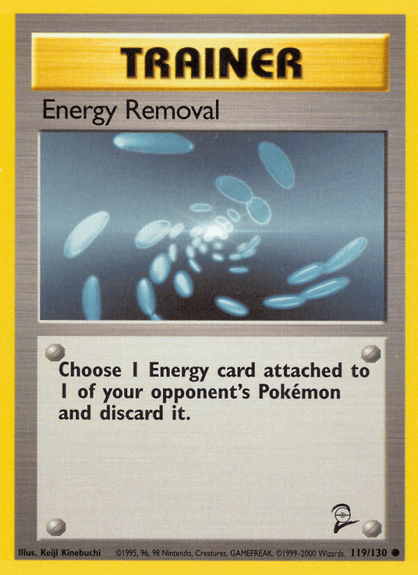 Energy Removal — Base Set 2 Pokémon TCG card by Keiji Kinebuchi
