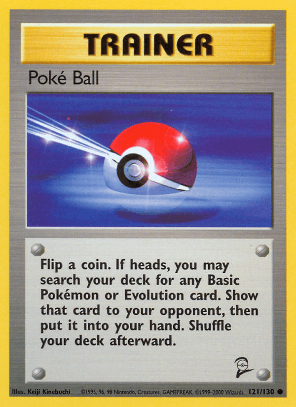 Poke Ball — Base Set 2 Pokémon TCG card by Keiji Kinebuchi