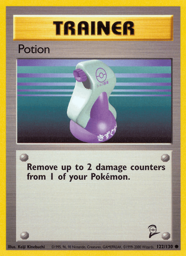 Potion — Base Set 2 Pokémon TCG card by Keiji Kinebuchi