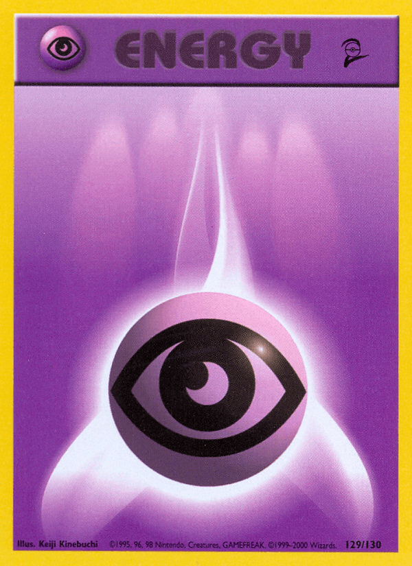 Psychic Energy — Base Set 2 Pokémon TCG card by Keiji Kinebuchi