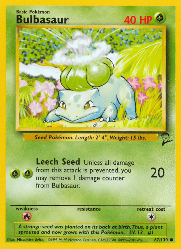 Bulbasaur — Base Set 2