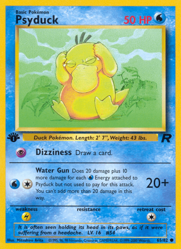 Psyduck — Team Rocket