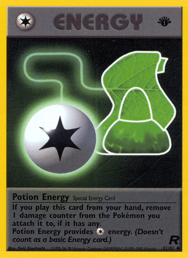 Potion Energy — Team Rocket Pokémon TCG card by Keiji Kinebuchi