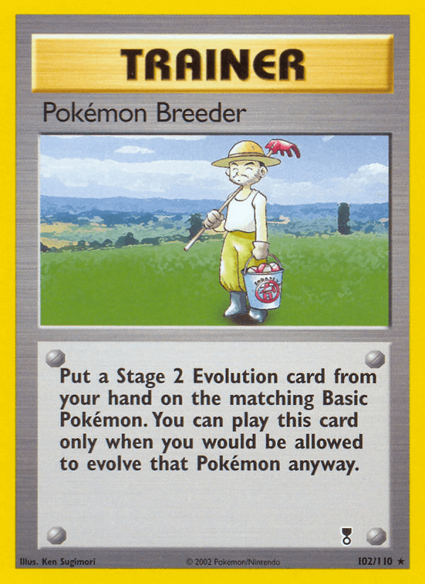 Pokemon Breeder — Legendary Collection Pokémon TCG card by Ken Sugimori