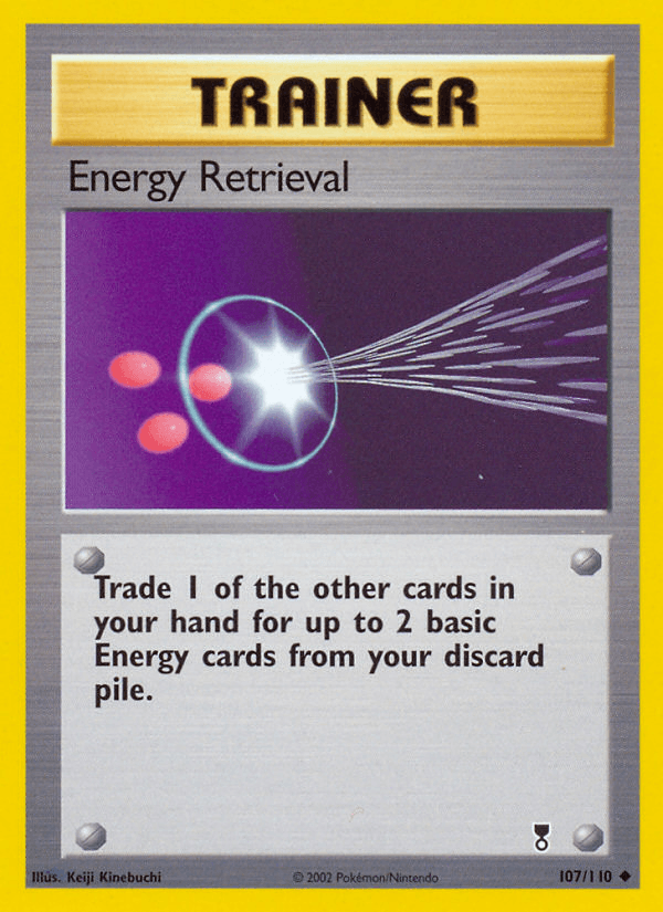 Energy Retrieval — Legendary Collection Pokémon TCG card by Keiji Kinebuchi