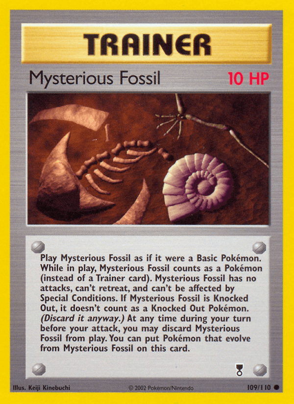 Mysterious Fossil — Legendary Collection Pokémon TCG card by Keiji Kinebuchi