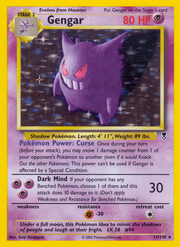 Gengar — Pokémon TCG card