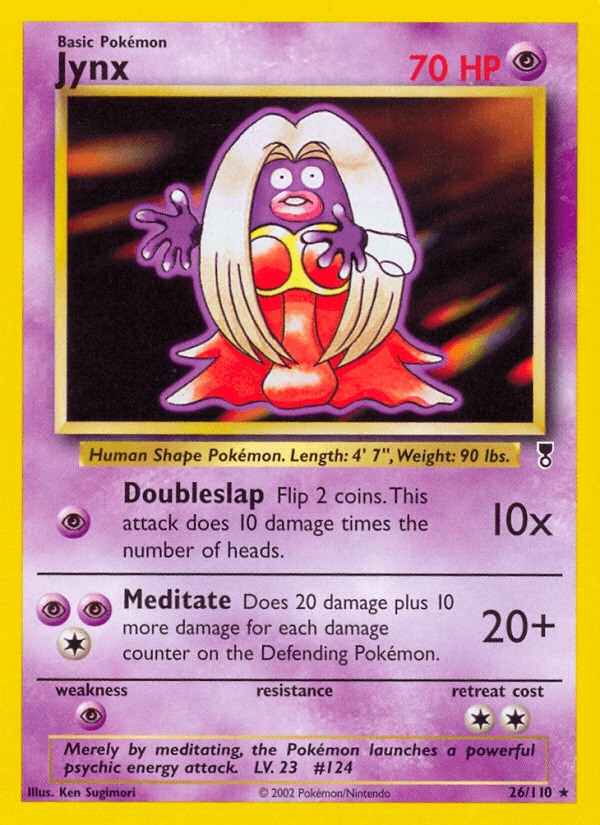 Jynx — Legendary Collection Pokémon TCG card by Ken Sugimori