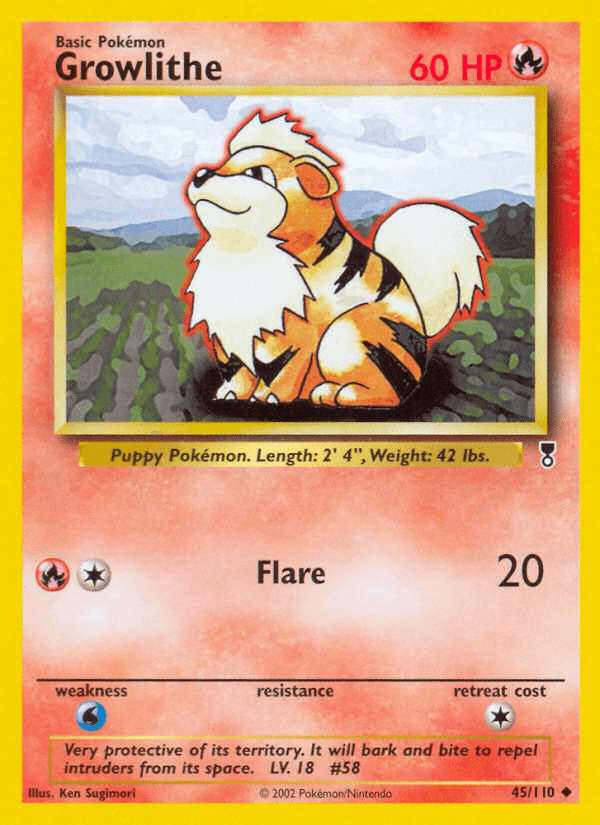 Growlithe — Legendary Collection