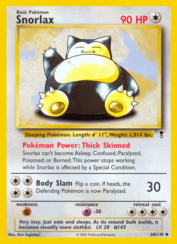 Snorlax — Legendary Collection