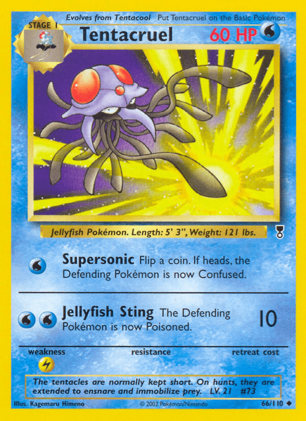 Tentacruel — Legendary Collection Pokémon TCG card by Kagemaru Himeno