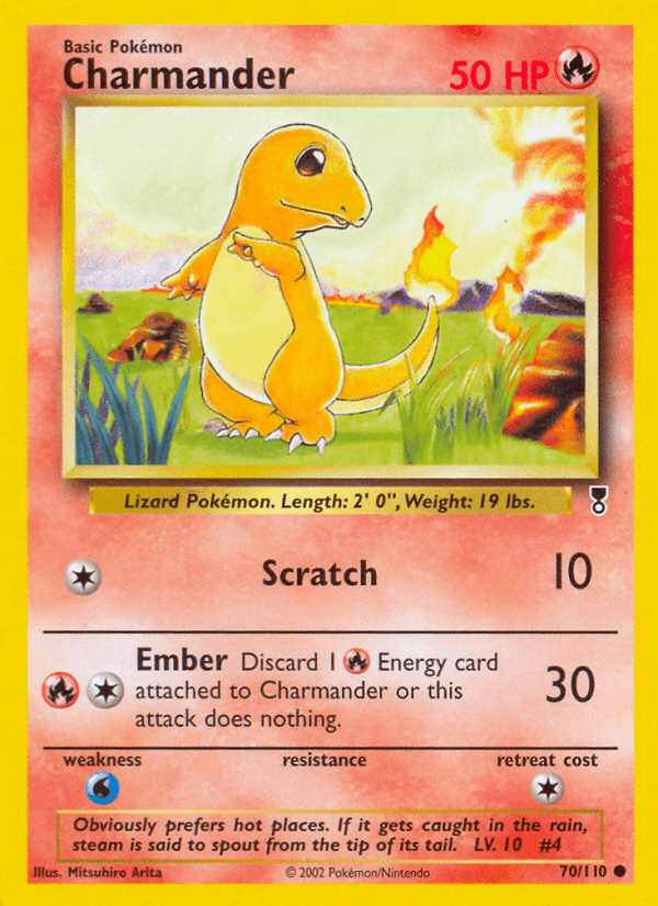 Charmander — Legendary Collection Pokémon TCG card by Mitsuhiro Arita