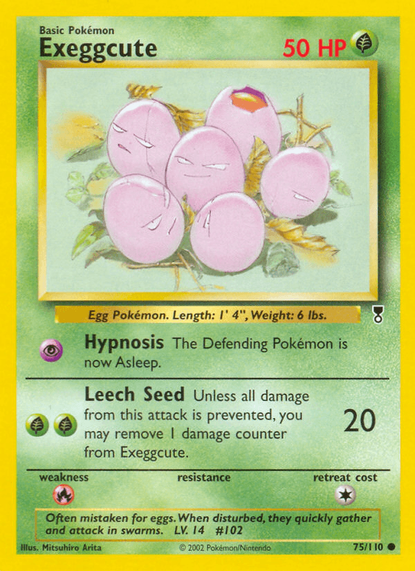 Exeggcute — Legendary Collection Pokémon TCG card by Mitsuhiro Arita