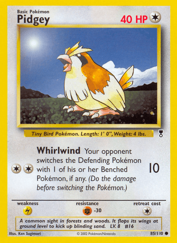 Pidgey — Legendary Collection Pokémon TCG card by Ken Sugimori