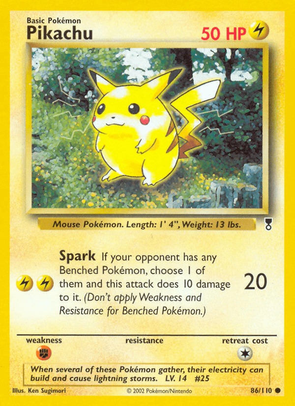 Pikachu — Legendary Collection