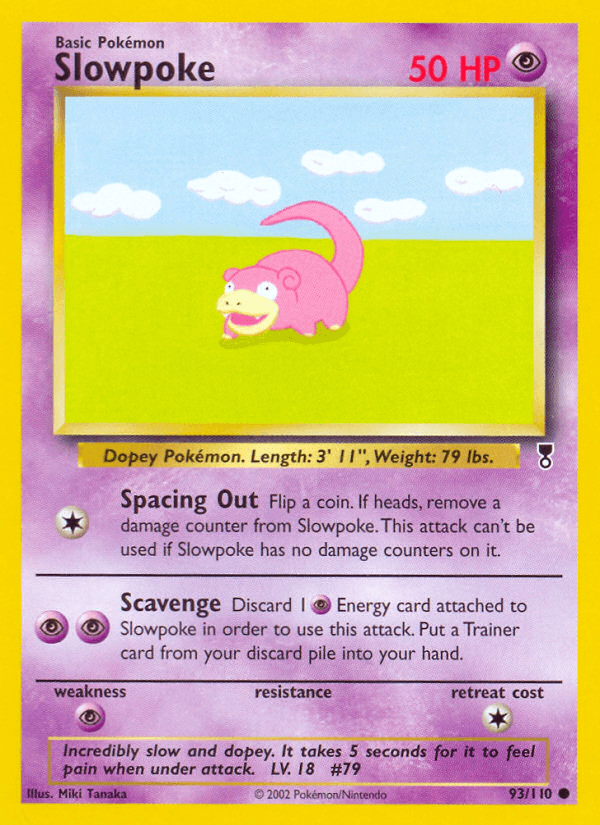 Slowpoke — Legendary Collection Pokémon TCG card by Miki Tanaka