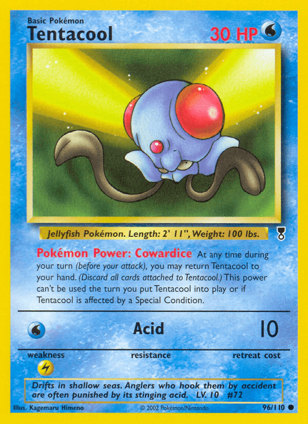 Tentacool — Legendary Collection Pokémon TCG card by Kagemaru Himeno