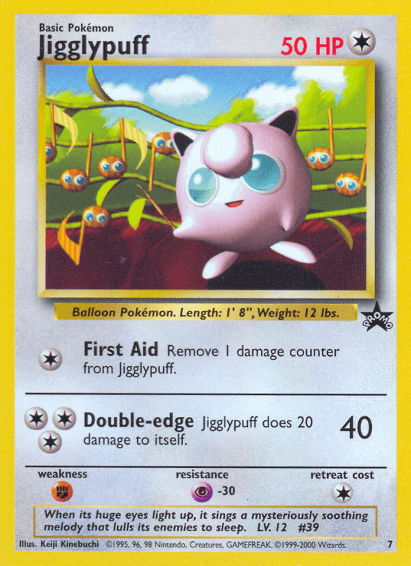 Jigglypuff — WoTC Promo Pokémon TCG card by Keiji Kinebuchi