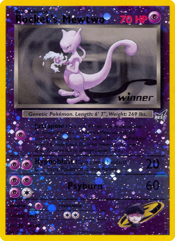 Rocket's Mewtwo — Best of Game Pokémon TCG card by Shin-ichi Yoshida