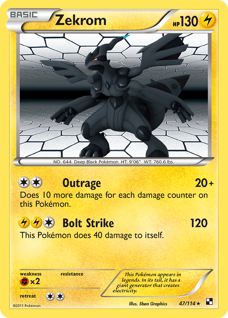 Zekrom — Pokémon TCG card