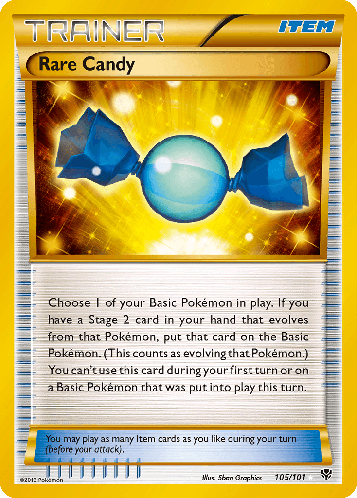 Rare Candy (105 Secret Rare) — Plasma Blast