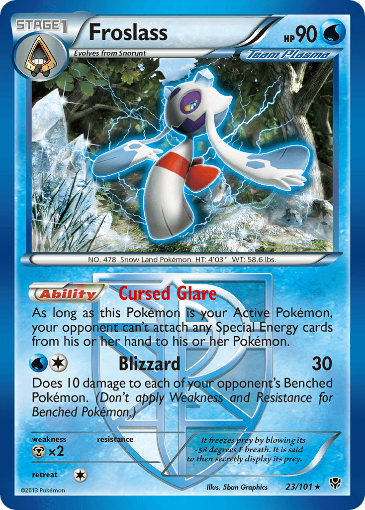 Froslass (Team Plasma) — Plasma Blast Pokémon TCG card by Sben Graphics